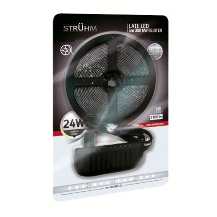 20254 LED TRAKA 5m 24W 4000K S ADAPTEROM