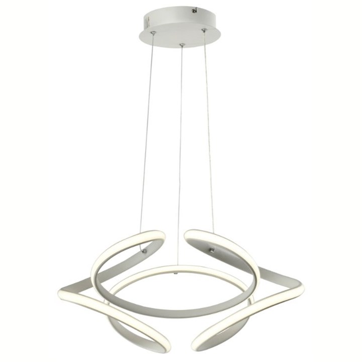 21284 VISEĆA SVJETILJKA SPIRAL BIJELA MODERNA 40W LED 4000K