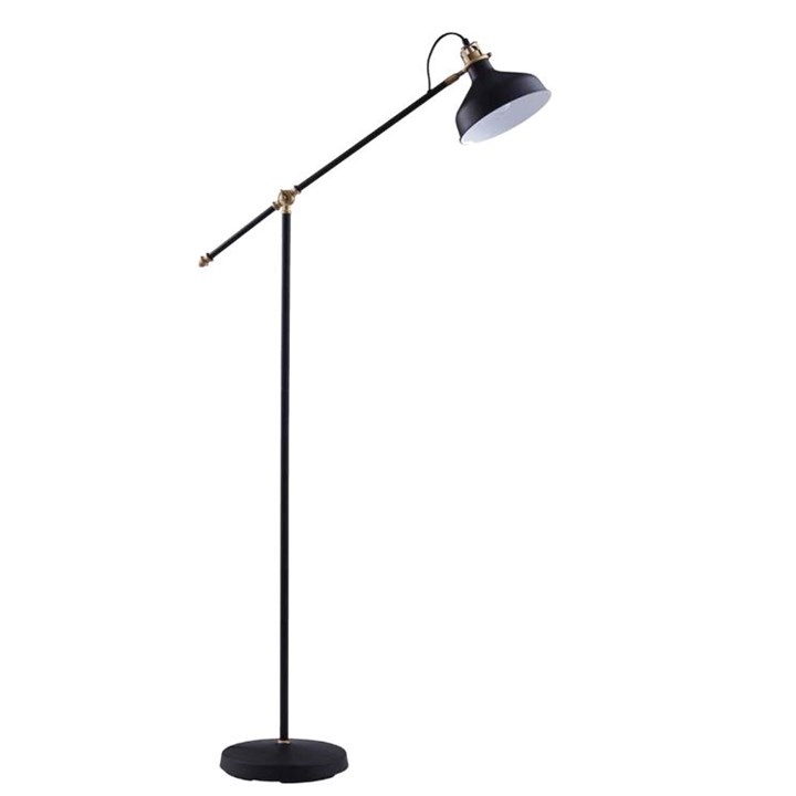 22310 PODNA SVJETILJKA CRNA METALNA 1xE27