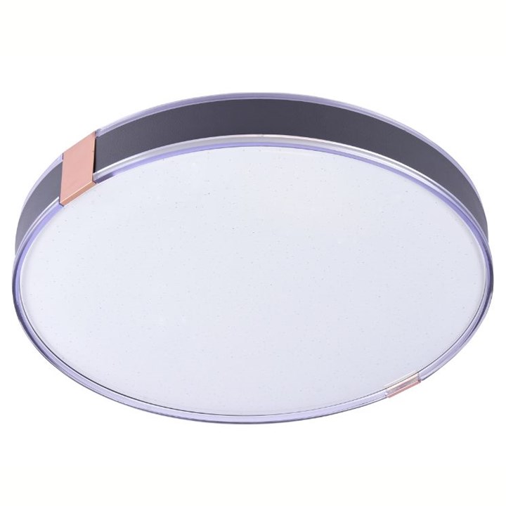 22333 PLAFONJERA LED 48W SIVA 3 BOJE SVJETLA ZVJEZDANO NEBO