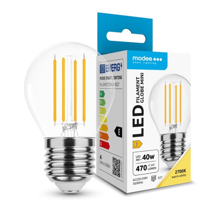 22578 ŽARULJA E27 LED 4W G45 2700K 470 LM MALI BALON