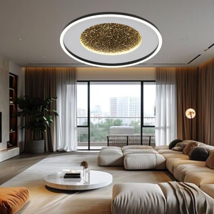 22960 STROPNA SVJETILJKA LED 24W 4000K ZLATNA MOON