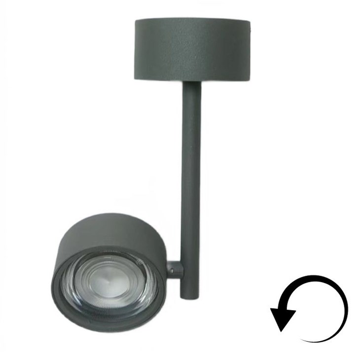 22966 STROPNA SVJETILJKA LED 8W VISION SIVA 3000K