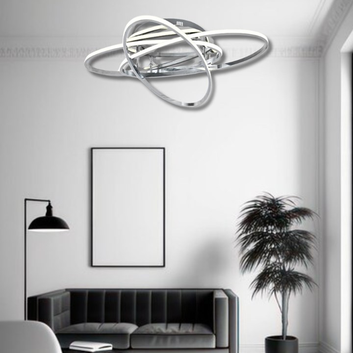 23130 STROPNA SVJETILJKA LED 40W SREBRNA 4000K